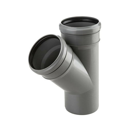 Braga 50X50X50mm 45° raccordo a Y con guarnizione