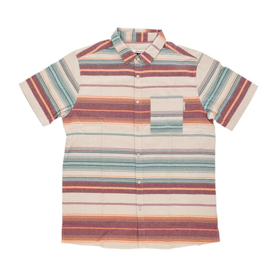 IRIEDAILY Camicia Manica Corta Uomo Santo Ssl Shirt Beige da uomo