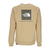 THE NORTH FACE Felpa Girocollo Uomo Raglan Redbox Crewneck Khaki Stone da uomo