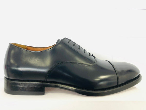 ROSSI Scarpa classica da uomo con puntale abrasivata blu