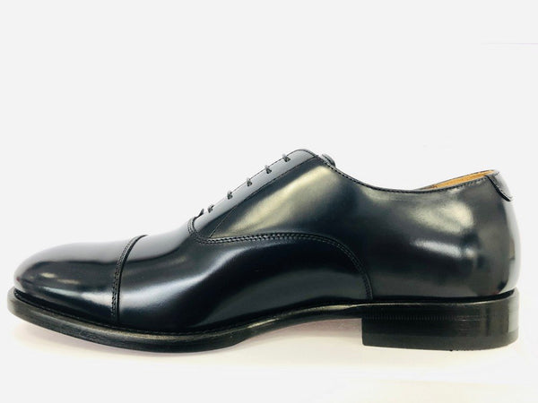 ROSSI Scarpa classica da uomo con puntale abrasivata blu