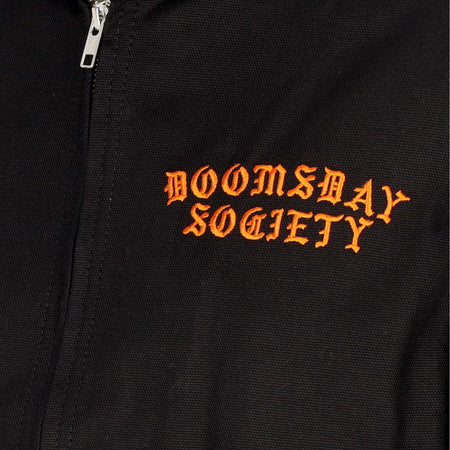 DOOMSDAY Giacca Workwear Uomo Ewtua Work Jacket Black da uomo