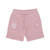 NEW ERA Pantalone Corto Tuta Felpato Uomo Mlb League Essentials Shorts Neyyan Rose/white da uomo