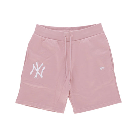 NEW ERA Pantalone Corto Tuta Felpato Uomo Mlb League Essentials Shorts Neyyan Rose/white da uomo