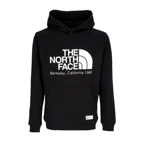 THE NORTH FACE Felpa Leggera Cappuccio Uomo Berkeley California Hoodie Black da uomo