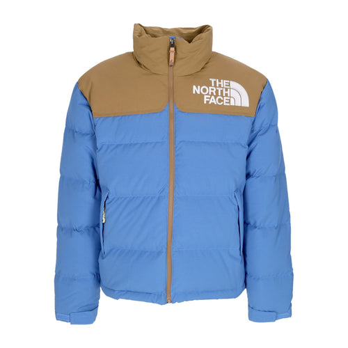 THE NORTH FACE Piumino Uomo 92 Low-fi Hi-tek Nuptse Super Sonic Blue/utility Brown da uomo