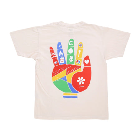 OBEY Maglietta Uomo Lifeline Organic Tee Sago da uomo