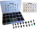 299pz-Plastica-Trim-Clip-Rivetti-Clip-Kit-Fermi-Di-Spinta-Auto-Abitacolo-Esterni