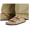 Ciabatte Birkenstock Arizona latte crema Birko-Flor Nubuck 1029151 Ciabatte Birkenstock