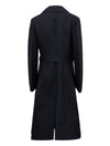 Bottega Veneta Trench Double Cotton Canvas in Blu da donna