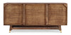 Credenza Dhaval con struttura in legno di mango, mobile in stile moderno