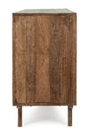 Credenza Sherman con struttura e gambe in legno mango, mobile in stile vintage