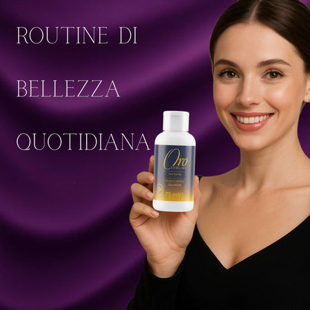 Crema Viso Oro 24K Sublime con Acido Ialuronico e Collagene – Effetto Lifting, Idratazione Profonda e Pelle Rimpolpata | AlohaLabs 75ml