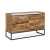Credenza Lambeth con struttura in legno mango, mobile in stile moderno