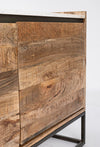 Credenza Lambeth con struttura in legno mango, mobile in stile moderno