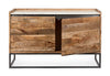 Credenza Lambeth con struttura in legno mango, mobile in stile moderno