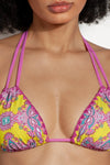 2BEkini | Bikini triangolo + brasiliana Candy Paisley