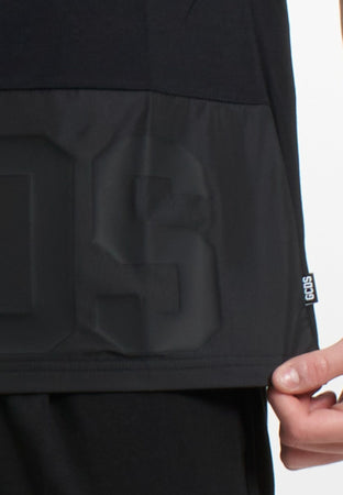 GCDS T-SHIRT BAND LOGO NYLON REGULAR T-SHIRT da uomo