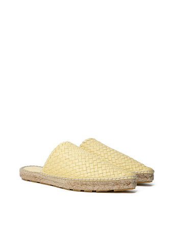 Bottega Veneta Espadrillas Lagoon con Intreccio in Giallo da donna