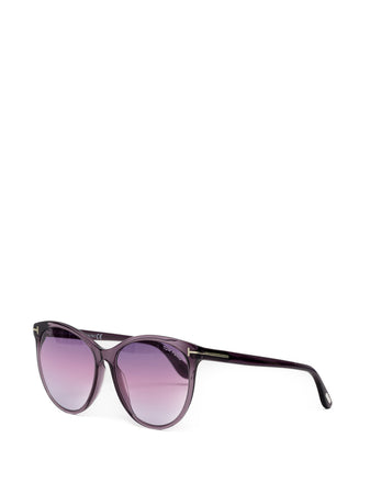 Tom Ford Occhiali da Sole Donna in Acetato - Viola da donna