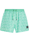 KARL LAGERFELD Costume da bagno WAVE AOP SHORT BOARDSHORTS da uomo