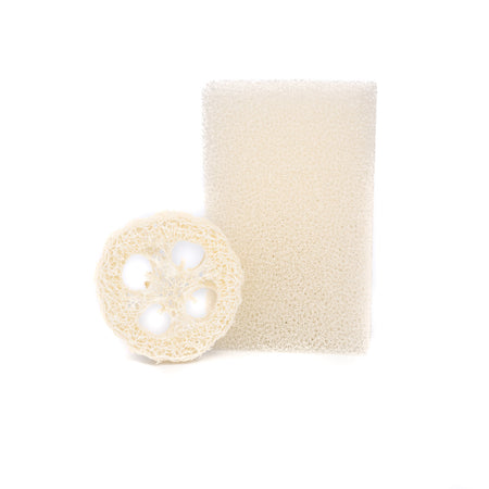 Luffa bio, spugna scrub che fa da porta sapone, in fibra 100% vegetale