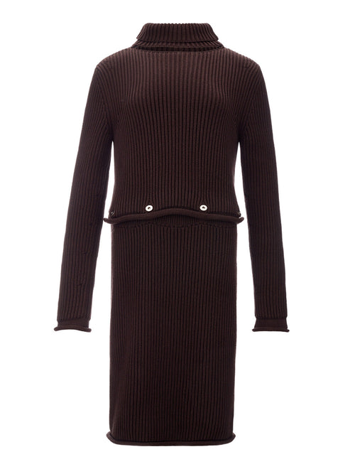 Bottega Veneta Abito a Costine Chunky Cotton da donna