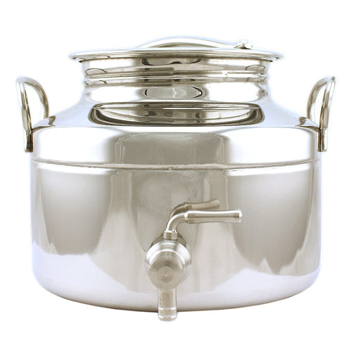 Contenitore in acciaio inox AISI 304 per olio d'oliva Made in Italy