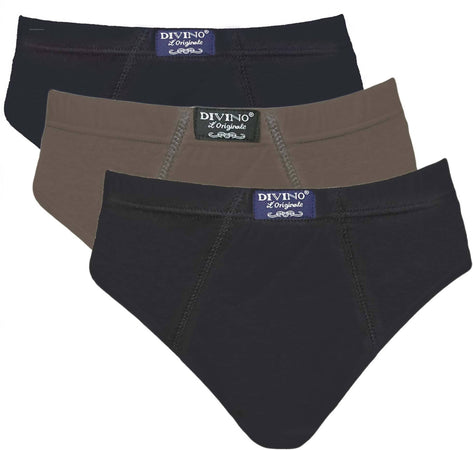 Slip Uomo Divino Art.86/84 100% Cotone Con Elastico Mutande Da Uomo Divino