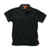 Polo da lavoro Scruffs grigia o nera in tessuto leggero e taschino sul petto scruffs hardwear