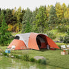 Tenda da Campeggio 5-6 Posti con Portico, Impermeabile 3000mm con Borsa di Trasporto, Arancione WI6A20-396V00OGWI6