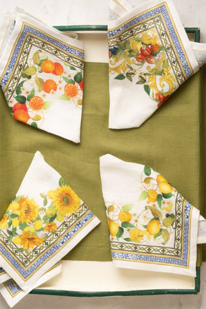 Tessitura Toscana Telerie Set 4 Tovaglioli Amalfi