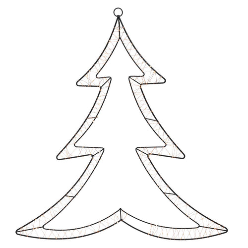 Figura natalizia decorativa pensile, con luci a LED, con timer e trasformatore