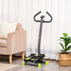 Stepper con Manubrio e Monitor LCD, Pedali Antiscivolo e Struttura in Acciaio e ABS, 55x44x108Acm, Grigio e Verde TG9A90-263GYTG9