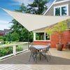 Tenda a vela Tendone parasole triangolare in poliestere (colore: bianco, dimensione: 6x6x6m) RF501-0641RF5