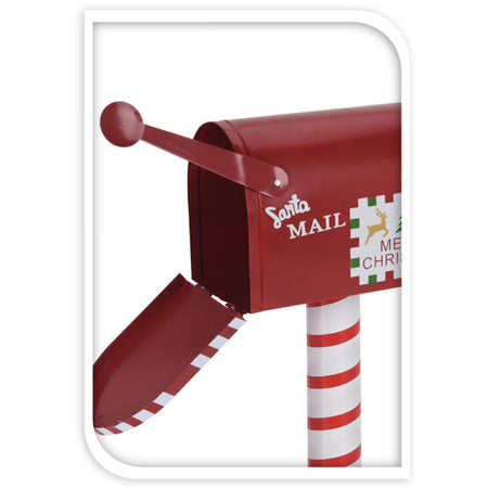 Casella postale Natalizia, con lettera e scompartimento, decorazione da 23 x 26 cm