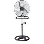 Johnson Ventilatore a Colonna J3 80W 3 in 1 Oscillante 5 Pale Regolabile 100-130 cm