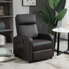 Poltrona Relax Massaggiante con Telecomando e 8 Programmi, Reclinazione e Poggiapiedi, 68x88x98cm, Marrone ZS1700-143V90BNZS1