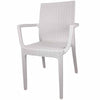 Sedia in Polipropilene  Phoenix con braccioli effetto rattan, adatto per bar e strutture