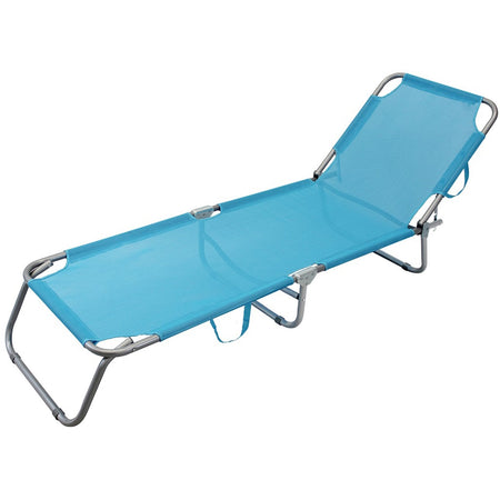 Lettino prendisole pieghevole in Texilene brandina da spiaggia e balcone