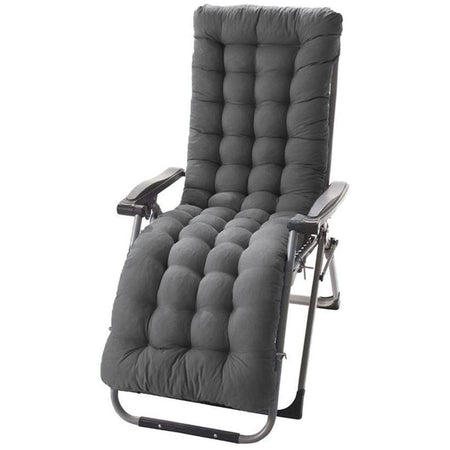 Sedia a sdraio con cuscino "Zero Gravity" poltrona reclinabile in acciaio da esterno