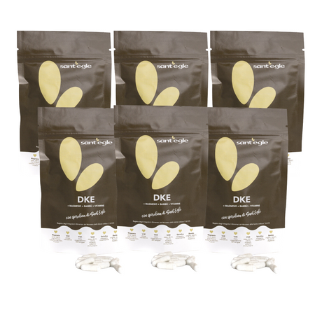 DKE + Magnesio + Bambù + Vitamine + Spirulina di Sant'Egle. 100% naturale, 90 capsule