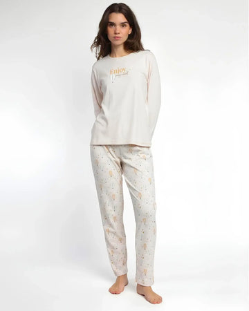 Admas Pigiama da Donna in Caldo Cotone 63589 2510S30