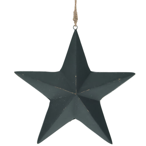 Pendenti per Albero di Natale a forma di Stella, in legno, da 16 cm, confezione da 8 pezzi