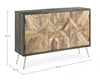 Credenza Norwood con struttura in legno di mango, mobile in stile industriale