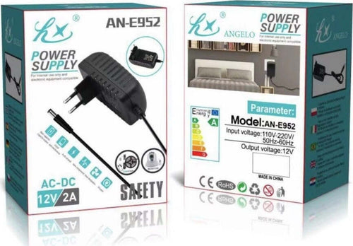 2A Trasformatore Con Presa Alimentatore 12V Stabilizzato 24W Telecamera Fai da te/Materiale elettrico/Trasformatori Zencoccostore - Formia, Commerciovirtuoso.it
