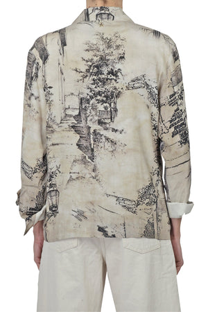 SOUVENIR Souvenir - Camicia - 451253 - Latte/Nero da donna