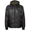 Blend giacca giubbino nero con cappuccio 20717228