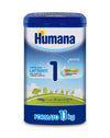 2x Humana 1 Polvere - Latte in Polvere per lattanti dalla nascita fino al 6° mese compiuto - 2 Confezioni da 1100gr ciascuna - 2200gr totale