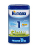 2x Humana 1 Polvere - Latte in Polvere per lattanti dalla nascita fino al 6° mese compiuto - 2 Confezioni da 1100gr ciascuna - 2200gr totale